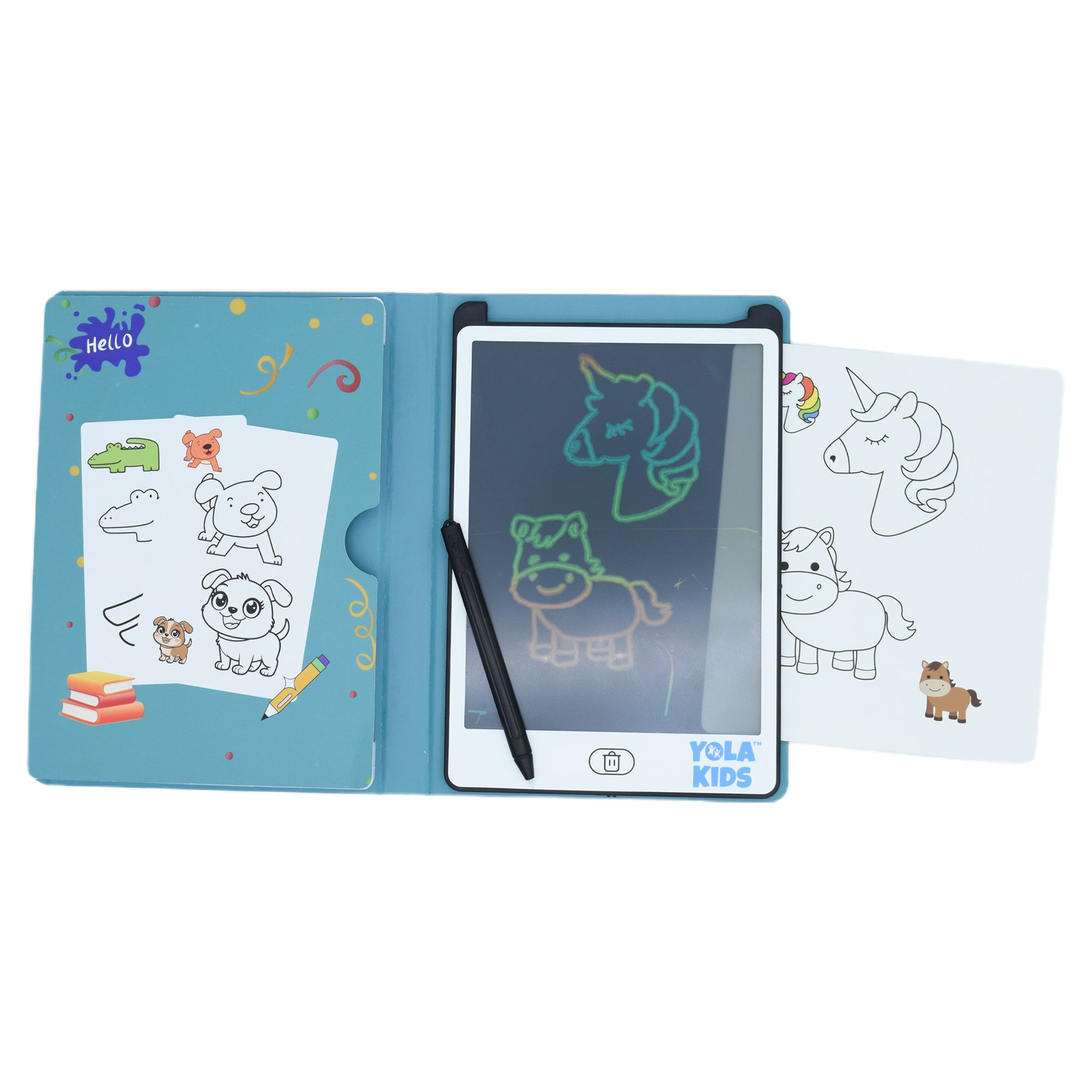 8.5" LCD Painting Board + 20 double sided cards (40 activities)