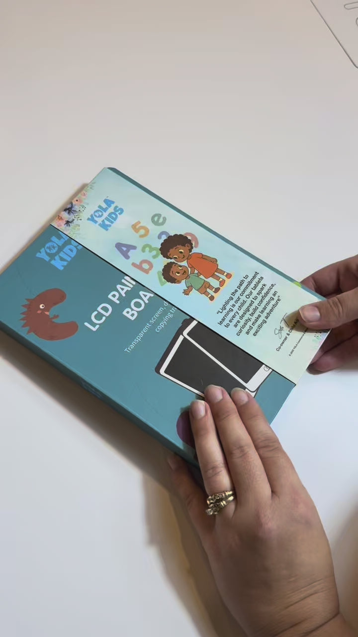 8.5" LCD Painting Board + 20 double sided cards (40 activities)